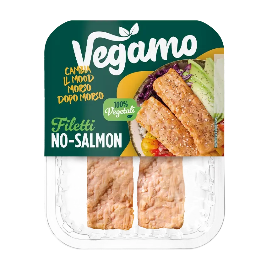 Filetti No salmon vegani Vegamo