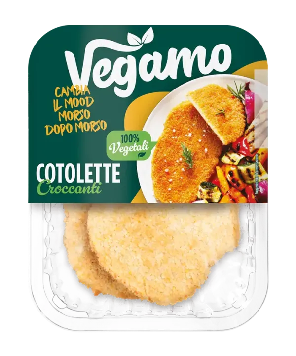 Cotolette di soia croccanti Vegamo