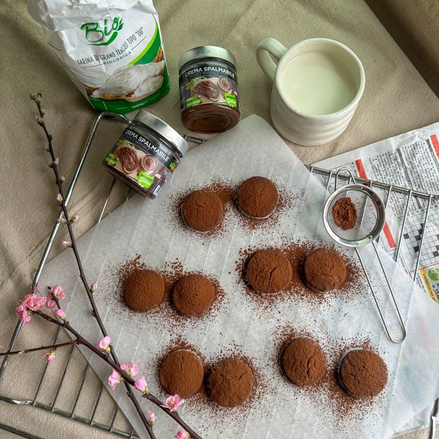 Grisbì veg con crema spalmabile alle nocciole