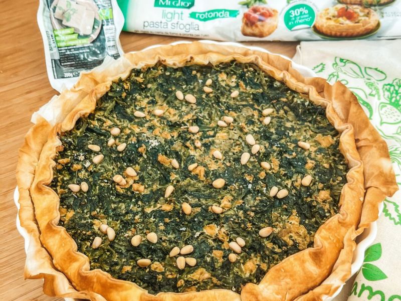 Torta Pasqualina con tofu bio