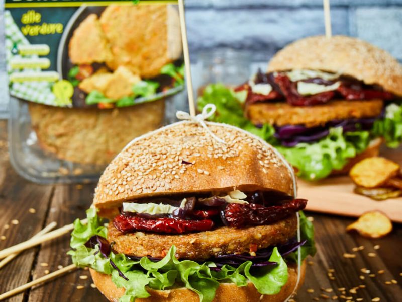 Burger gourmet veg