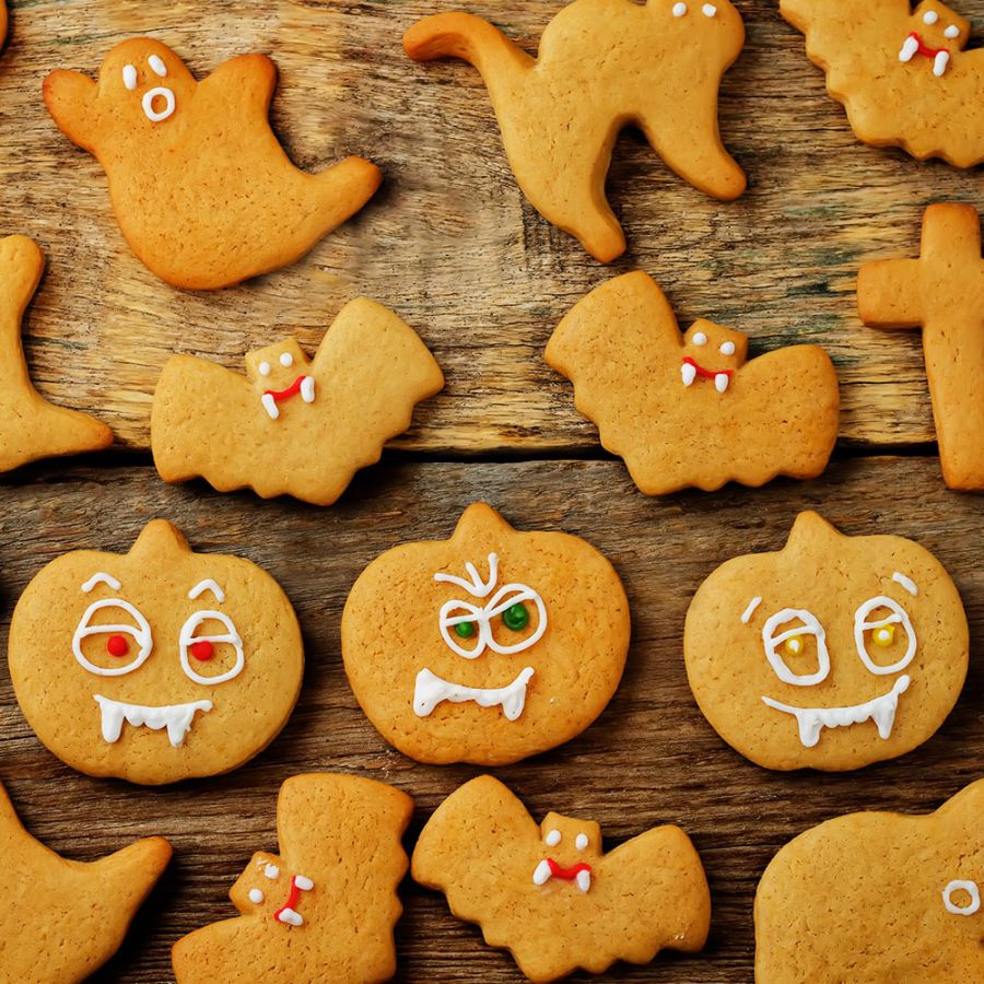 Biscotti di Halloween vegani