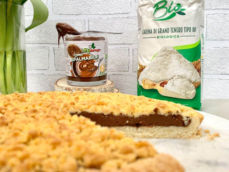 Sbriciolata con crema spalmabile