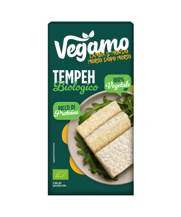 Tempeh Biologico Vegano Bio Vegamo