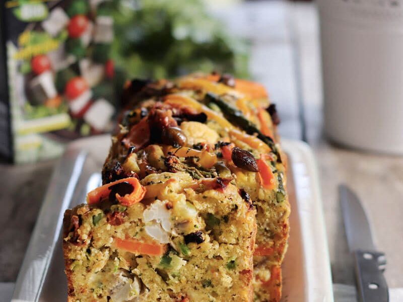 Plumcake vegano al tofu e verdure