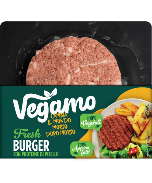 Vegamo Fresh burger con proteine di pisello