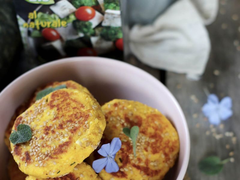Crocchette croccanti alla zucca e tofu