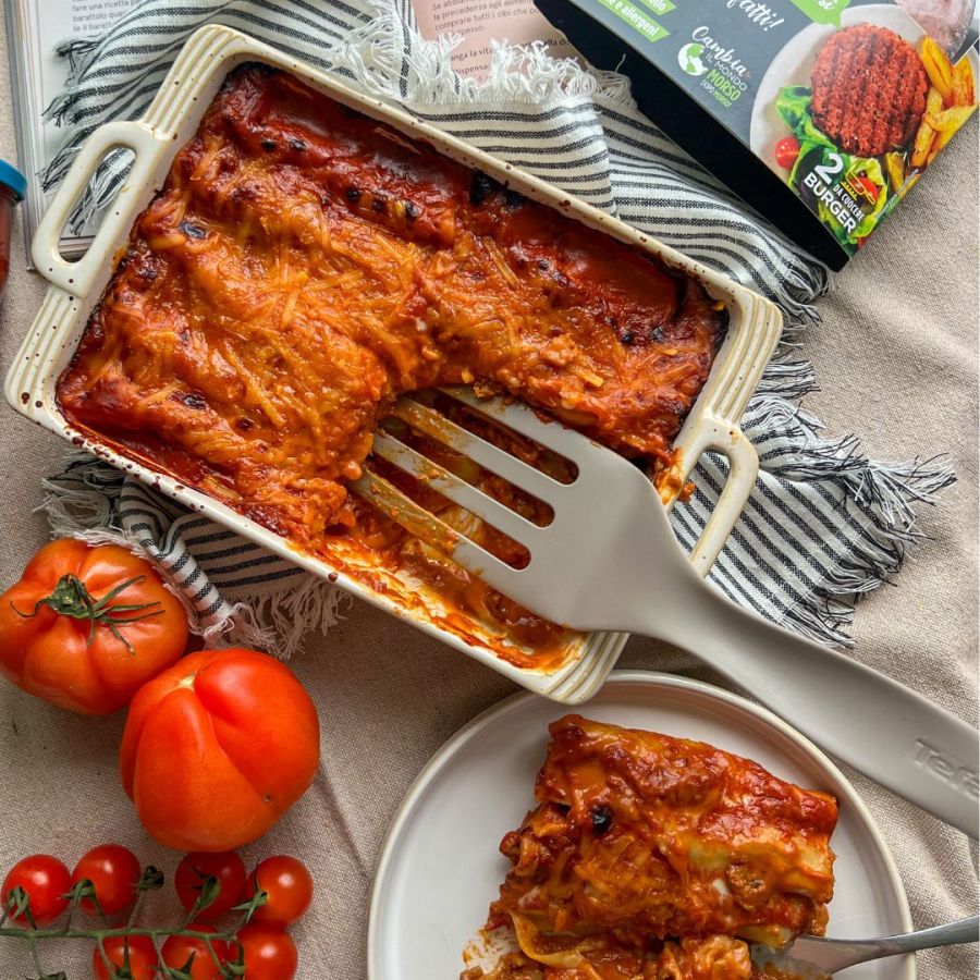 Cannelloni al ragù vegetale