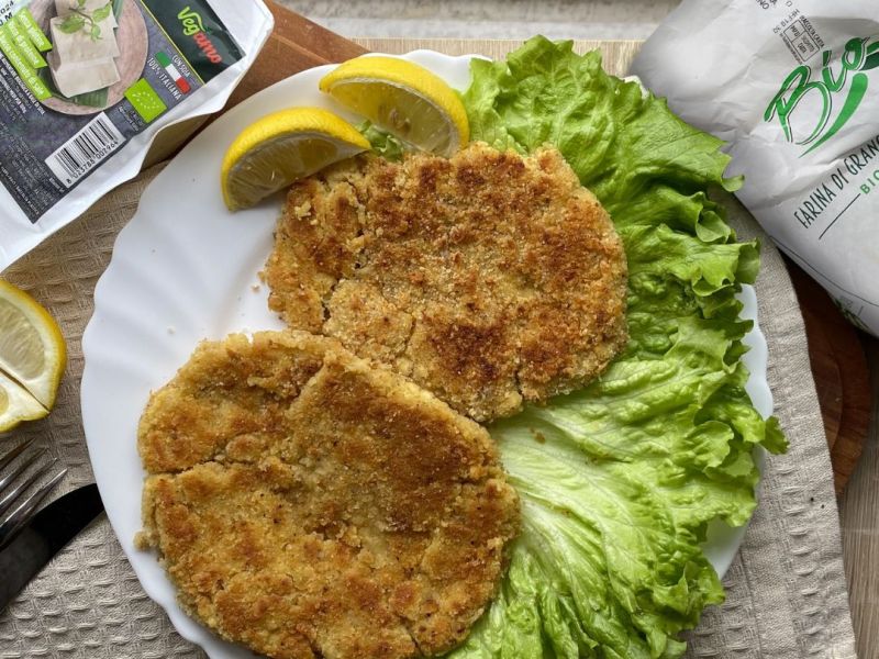 Cotoletta alla milanese veg con Tofu bio Vegamo