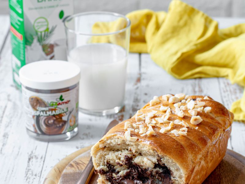 Pan brioche profumato al cocco con cuore goloso