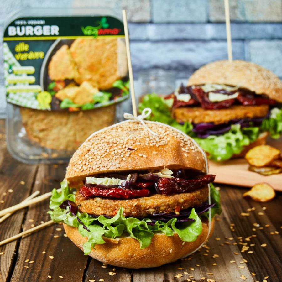 Burger gourmet veg