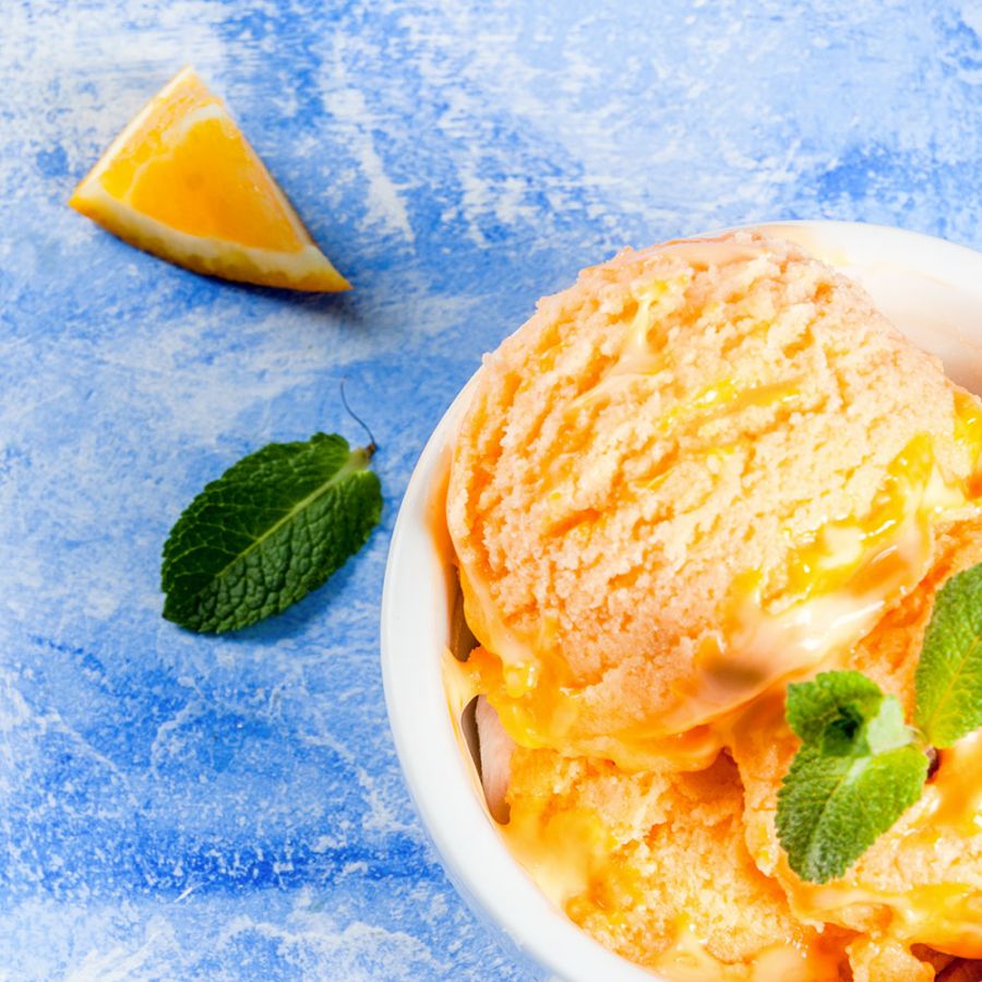Sorbetto al mandarino portafortuna