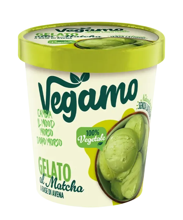 Gelato matcha base avena Vegamo