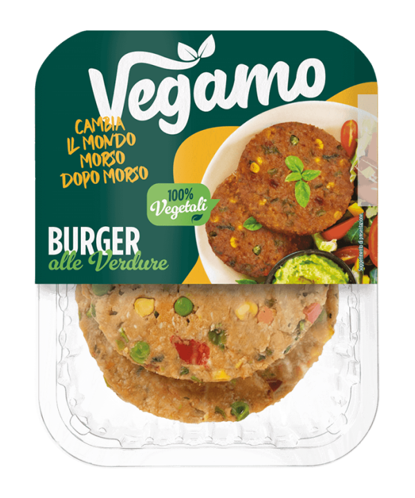 Burger alle verdure vegamo vegani