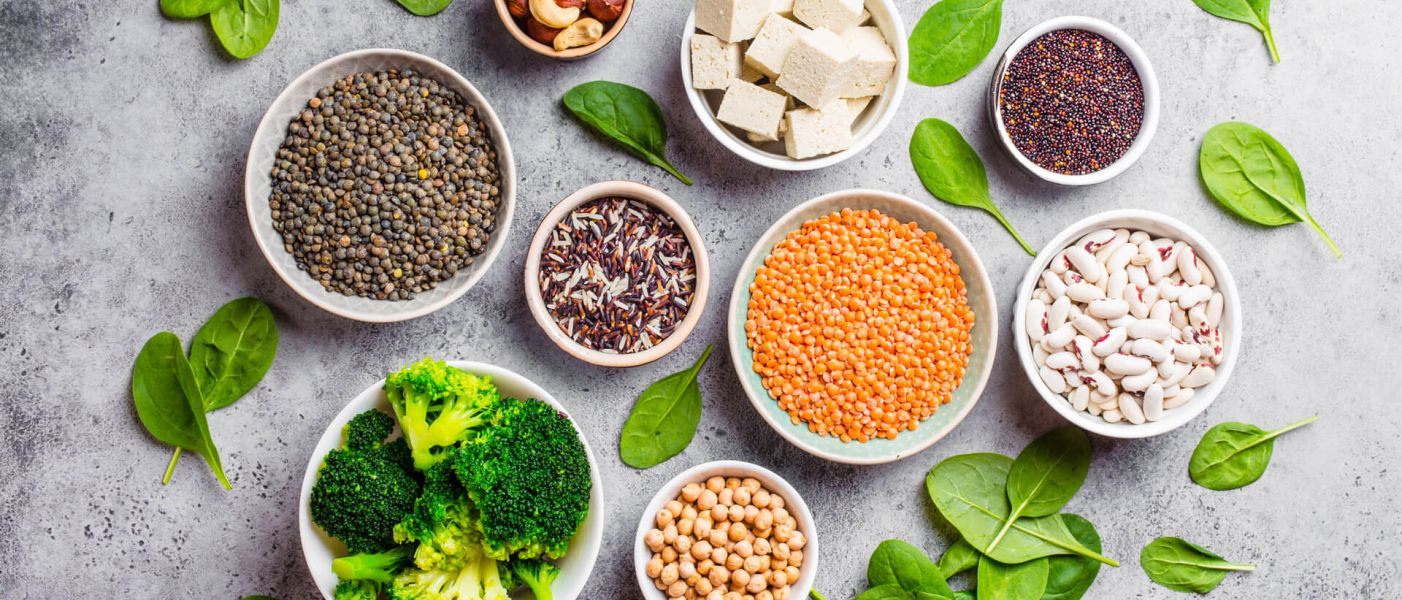 Foto di alimenti per dieta vegetale