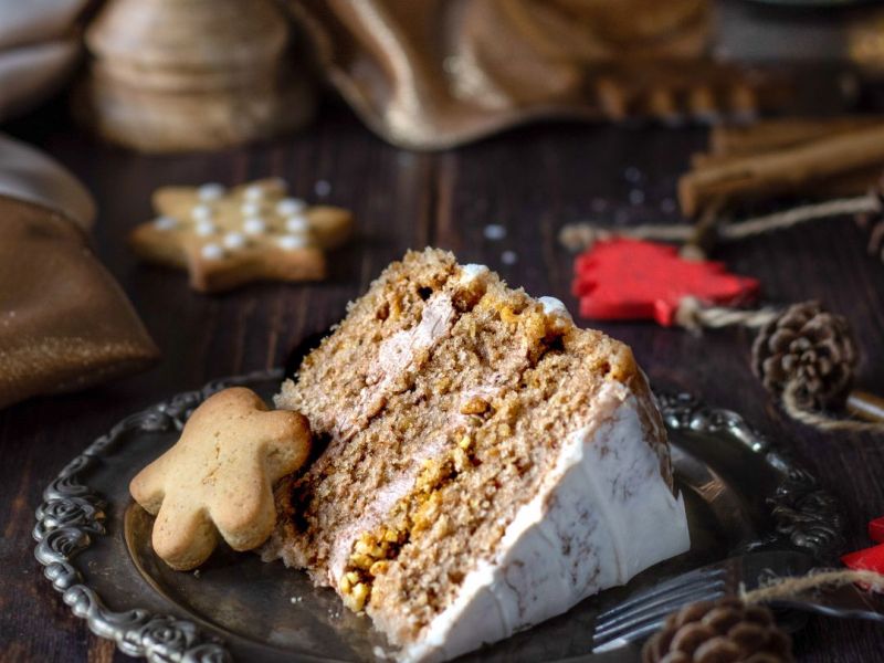 Vegan gingerbread cake