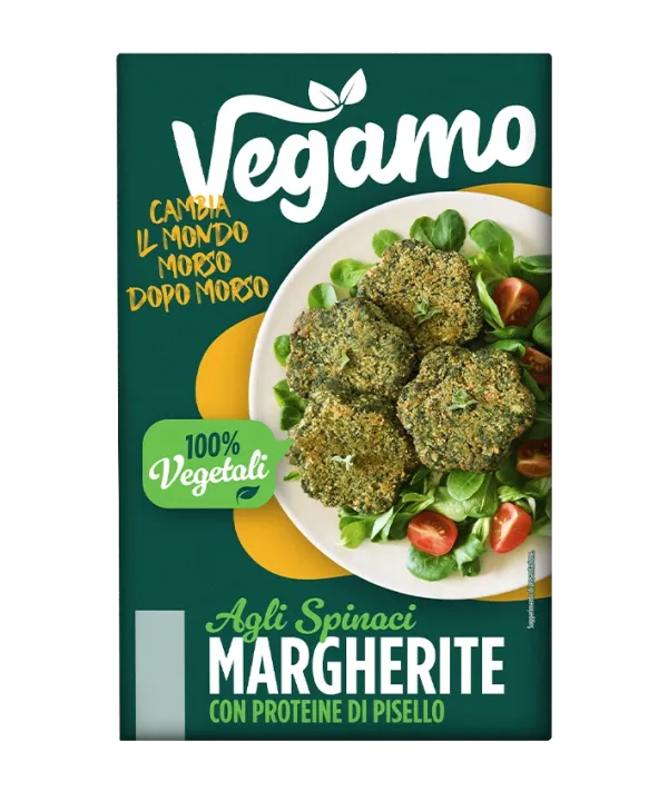 Margherite Spinaci con proteine di pisello