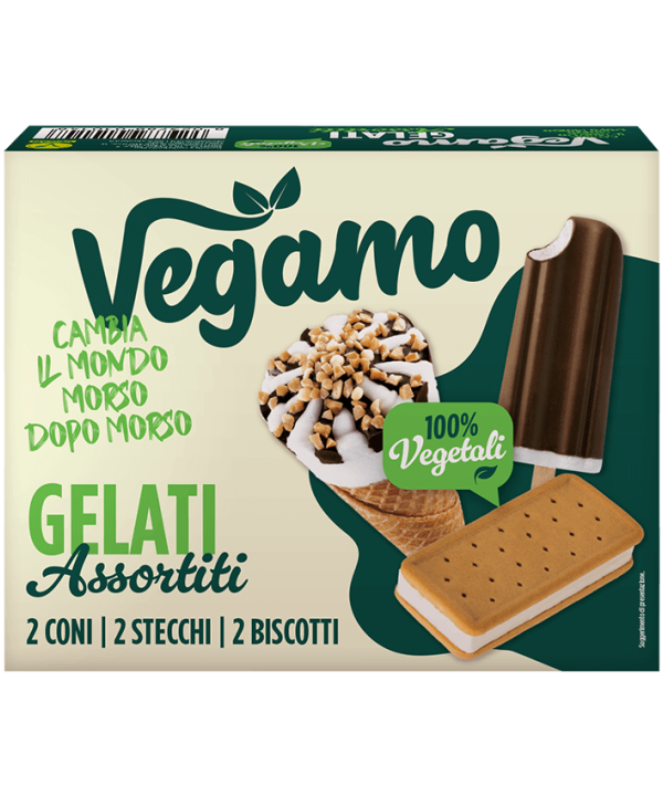 Gelati vegani assortiti vegamo