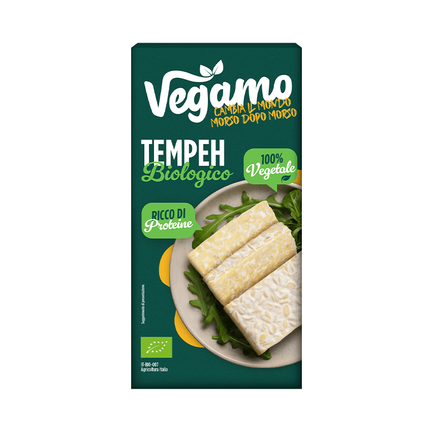 Tempeh Biologico Vegano Bio Vegamo