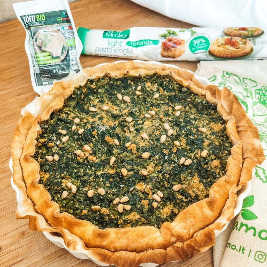 Torta Pasqualina con tofu bio
