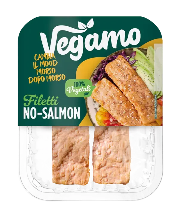 Filetti No salmon vegani Vegamo