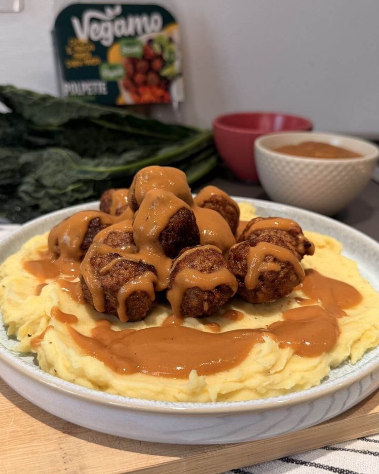 Immagine anteprima ricetta Polpette vegetali con salsa gravy e purè di patate