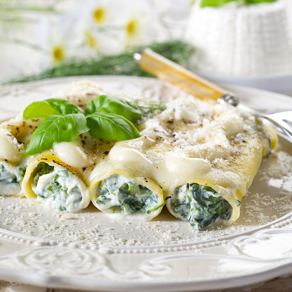 Cannelloni ricotta e spinaci