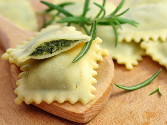 Raviolini alle erbe