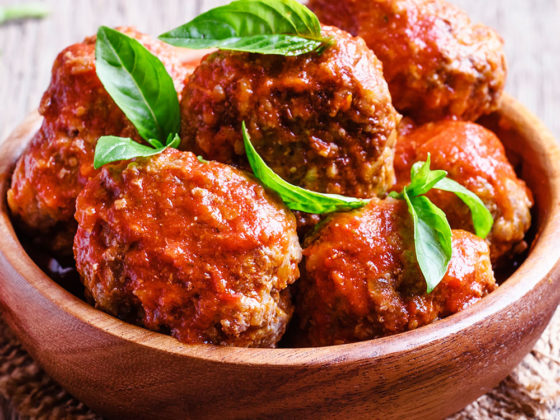 Ricetta polpette vegetariane di soia con pomodorini