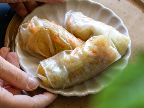 tofu, summer roll, ricetta veg